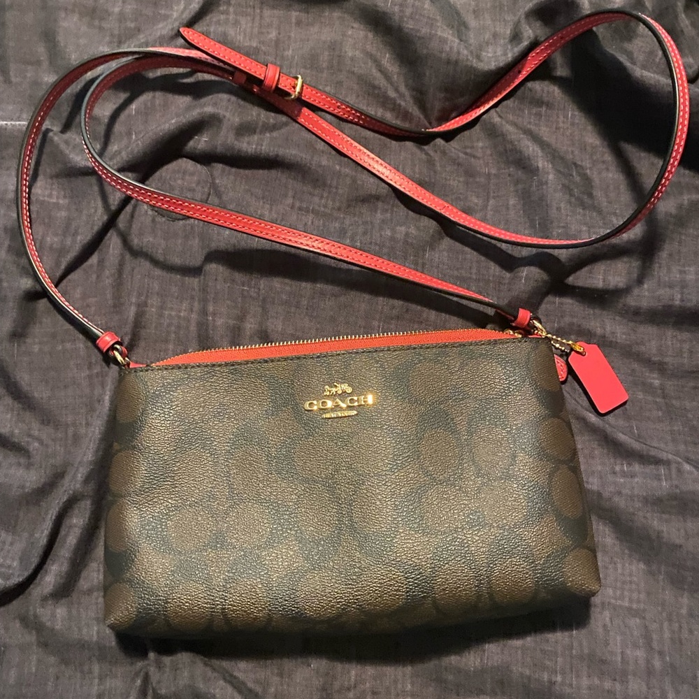 Coach long strap cross body purse. New never used. No tags